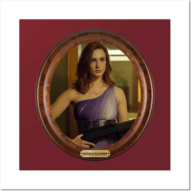 Nicole Haught - Oval Frame Wall Art by pasnthroo